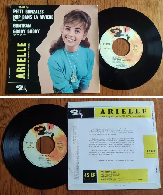 Disque VINYLE EP 45t 7" ARIELLE « Petit Gonzales » +3 FRANCE 1962