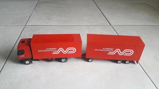 Camion Miniature Eligor Surber - Renault Premium DXi Avec Remorque Chéreau TPS Plein Sud - 1/43 - Neuf