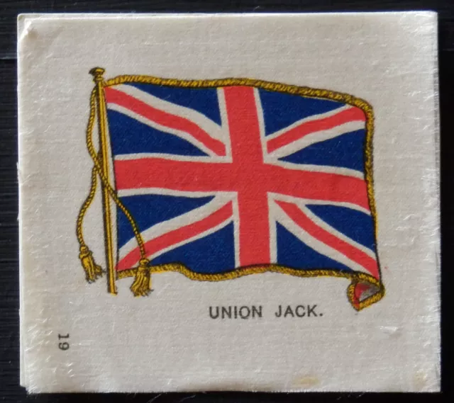 UNION JACK issued 1915 MURATTI Series B Large ORIGINAL WWI SILK