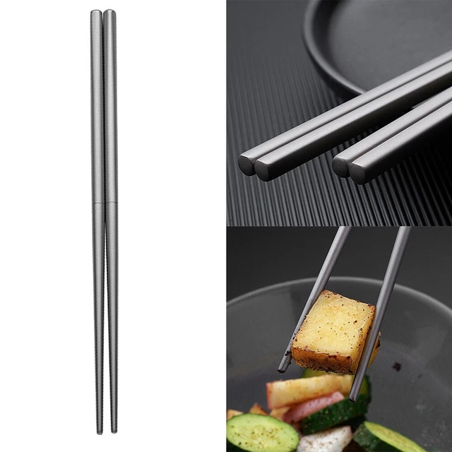 Cuillère-fourchette En Titane – 13g, 155mm, Avec étui, Ultralégère, Pour Camping Et Randonnée