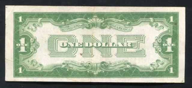 Fr 1606 1934 $1 One Dollar “Funnyback” Silver Certificate About Uncirculated 2