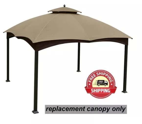 Replacement Canopy Top Cover Lowe's Allen Roth 10 X 12 Gazebo #GF-12S004B-1 USA