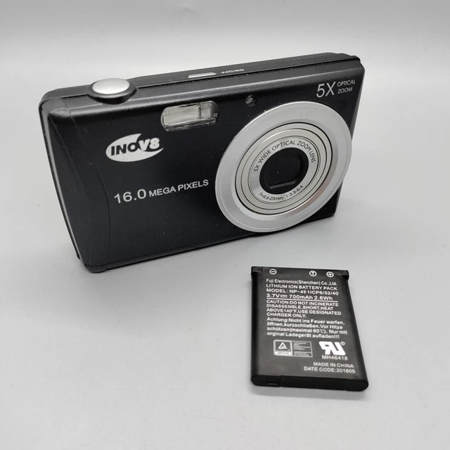 Inov8 C165L 16.0MP Compact Digital Camera Black Tested
