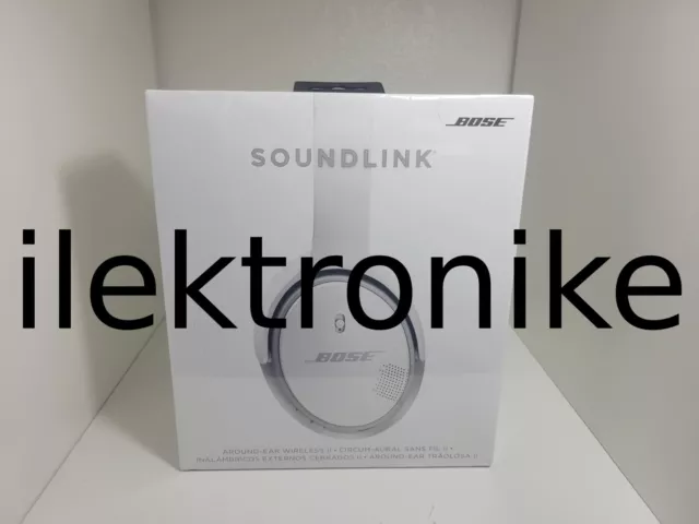 Brand NEW Bose SoundLink Around-Ear Wireless Headphones II White