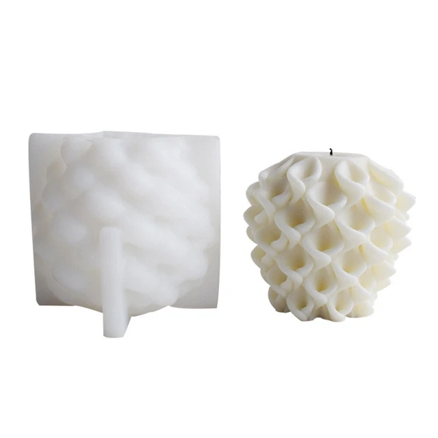 Silicone Morning Glory Column Silicone Molds White Soap Silicone Molds   Soap