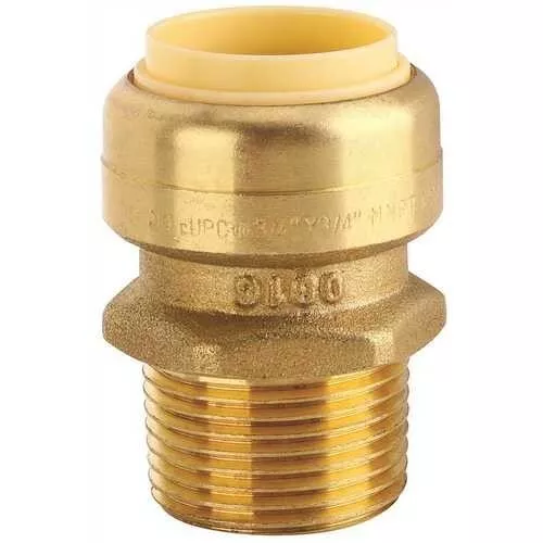 Multi-Purpose Push-On Hose End Connection, 1/2 in. Stainless Steel