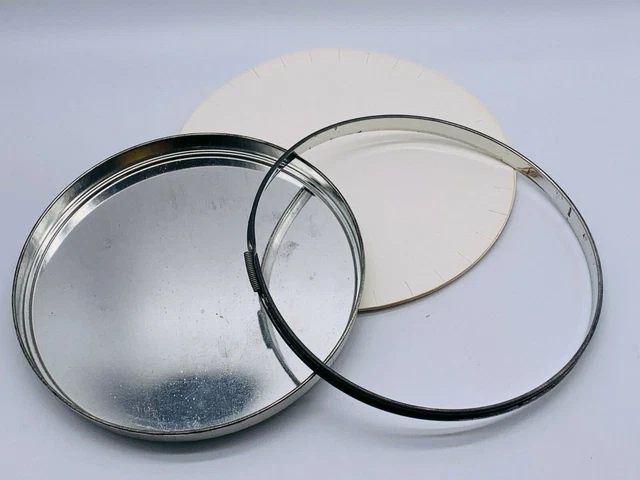 Aro de pintura de tela de metal vintage de 7" con inserciones