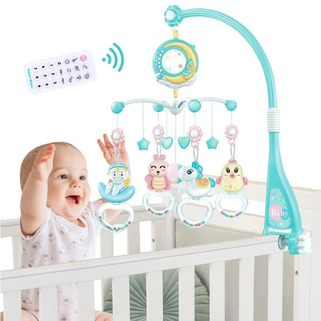 BABY MOBILE HANGING Musical Bed Bell Crib Cot Wind Up Music Box Gift
