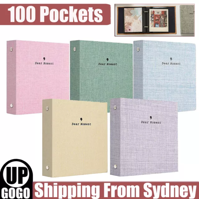 100 Pockets Mini Instant Photo Album Book Picture Case Fujifilm Instax Film NEW