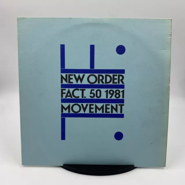 New Order First Issue 1981 Movement Vinyl FACT50 LP EX/VG+