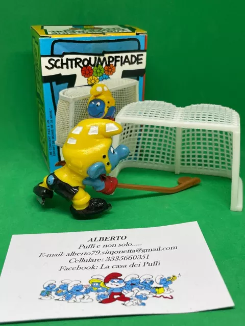 Puffi Smurfs Smurf Super Puffo Hockey Ice Hockey 40505 In Box