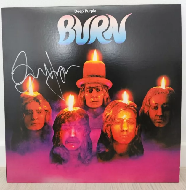 Deep Purple ‎– Burn - Signed/Autographed by Glenn Hughes (Signiert) - Vinyl LP