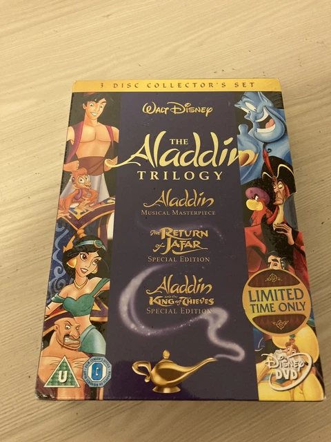 WALT DISNEY- The Aladdin Trilogy (DVD) Brand New & Sealed £3.00
