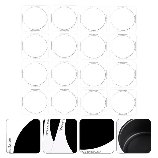 20pcs indocifing de la cire chauffe papier laveuse accessoires de taches tapis