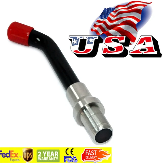 Dental Optical Fiber Curing Light Guide Rod Tip Glass LED Tip Black 8mm 10mm NEW