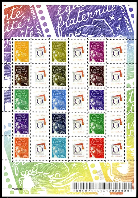 FRANCE ANNÉE 2011 PA N° F74a Le feuillet Neuf ** Henri Péquet EUR 30,00