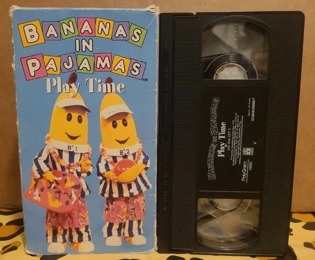 BANANAS IN PAJAMAS Play Time (VHS, 1997) Extremely Rare OOP ABC Video