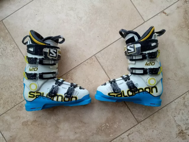 Salomon X MAX 120 ski boots 26-26.5 well used