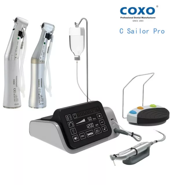 COXO C-SAILOR Pro Brushless Dental Implant Surgical Motor System Contra-Angle