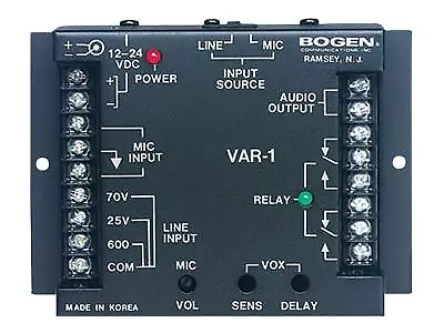 Bogen VAR1 - voice-activated relay (BG-VAR1)