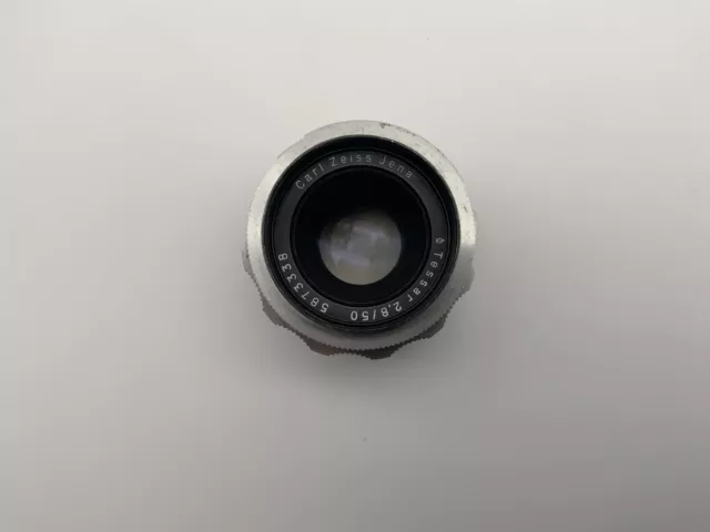 Carl Zeiss Jena Tessar f/2.8 50mm Objektiv analog Exa Anschluss