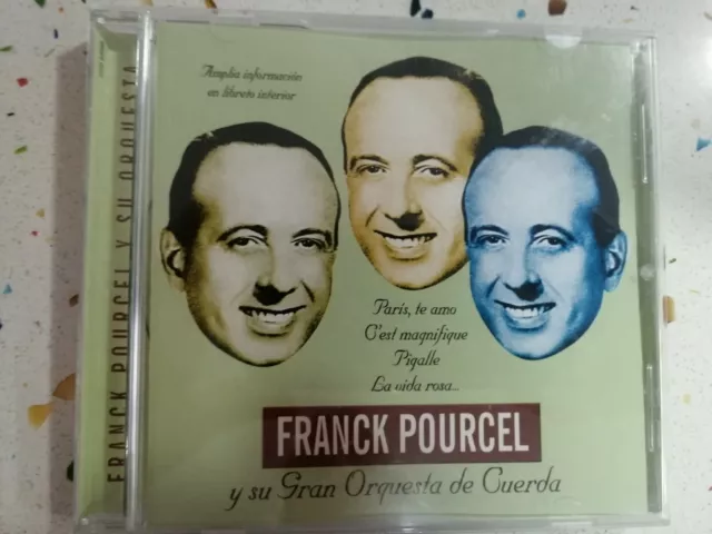 Franck Pourcel Cd Y Su Gran Orquesta De Cuerda, Libreto Interior Con Mas Informa