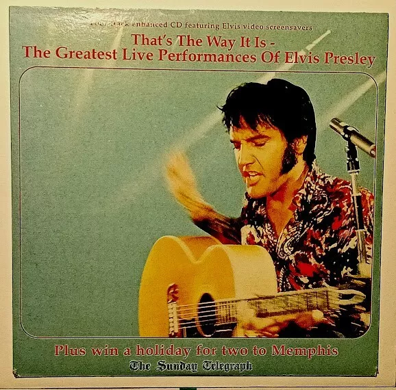 RARE That's The Way It Is - The Greatest Live Performances Of Elvis Presley CD