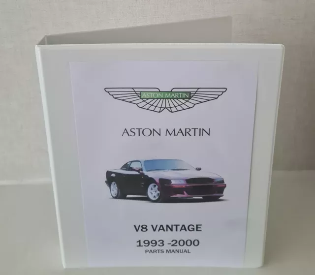 ASTON MARTIN V8 Vantage 1993-2000 Parts Manual Catalogue