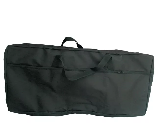 XXL KEYBOARDTASCHE GIGBAG HÜLLE 10mm POLSTERUNG schwarz 136cm x 19cm x 44cm KT80