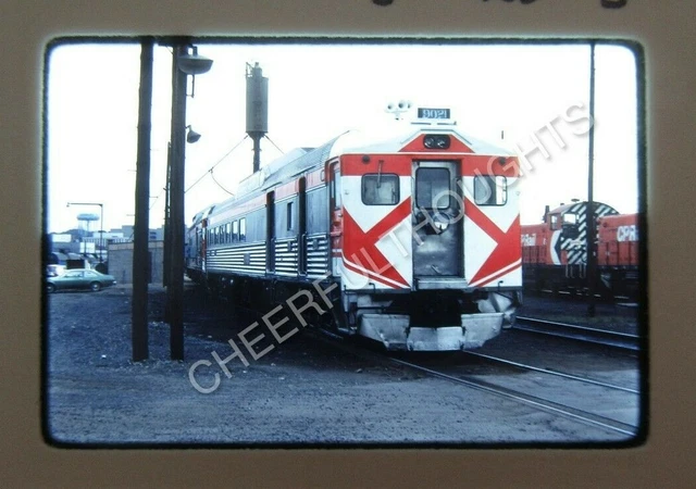 ORIGINAL '81 KODACHROME Slide CP Canadian Pacific Rail 9021 RDC-3 ...