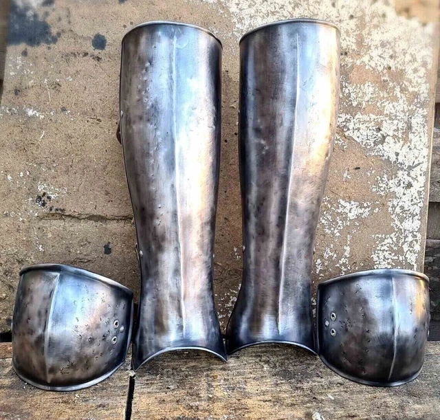 Ginocchia medievali e schinieri per gambe Ciri Armor paio di protezioni per...