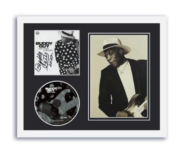 Buddy Guy Autographed Signed 11x14 Custom Framed CD Photo Rhythm & Blues ACOA