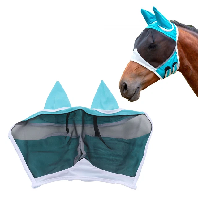 Horse Fly Mask Craft Breathable Breathable Horse Face Mask Easy To Wear To LT