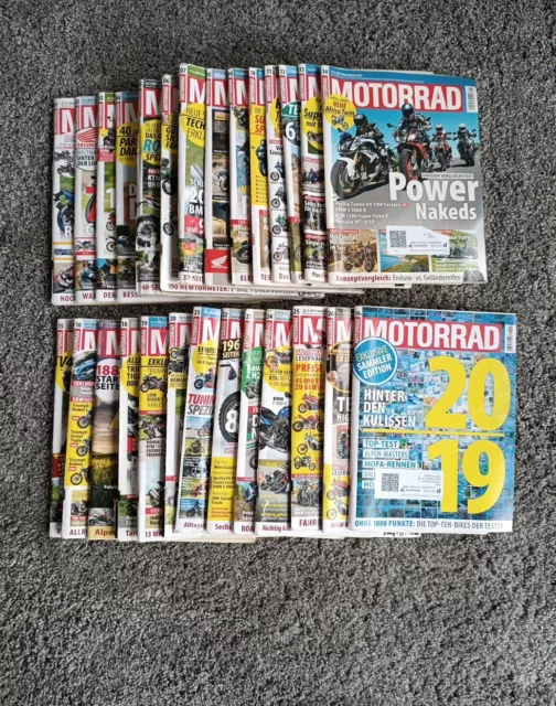 27 Hefte, Das Motorrad Zeitschrift kompletter Jahrgang 2019