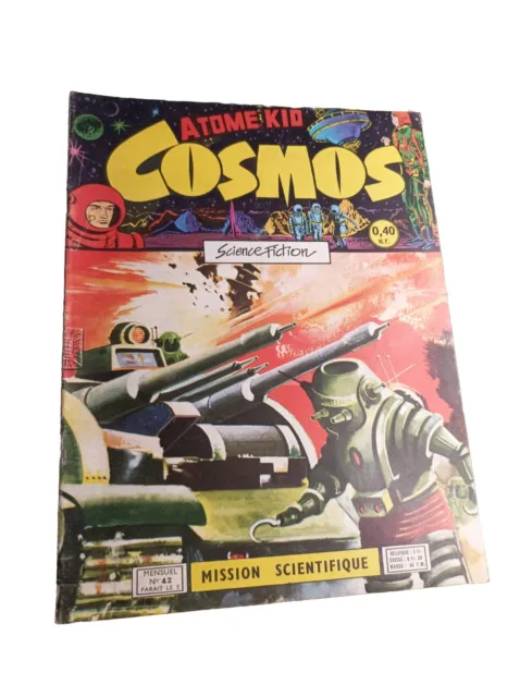 Vintage Atome Kid Cosmos N 42 Artima 1960 Science Fiction BD Comics Espace