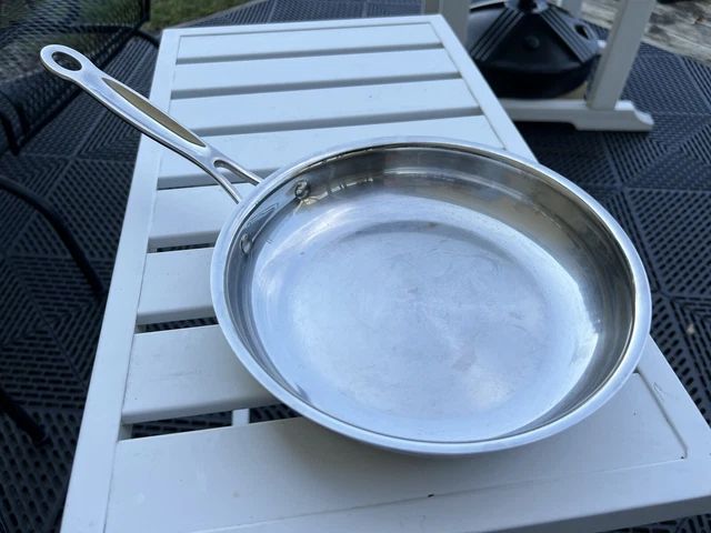 Cuisinart Skillet 8 inch Stainless Steel Cooking Frying Pan Model #722-20 EUC