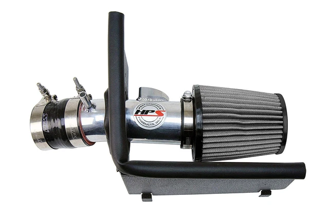 HPS Shortram Air Intake for 2017-18 Toyota Yaris iA 1.5L with Heat Shield Silver