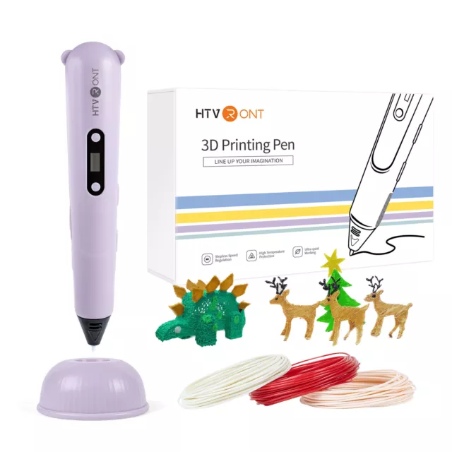 Kids Birthday Gift 3D Drawing Printing Pen With Pla Abs Filament Toys Xmas Gift