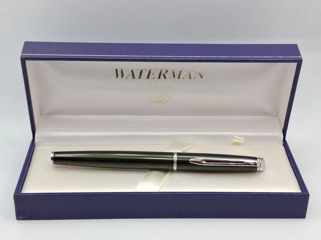 Waterman Graduate ballpoint pen, blue ink