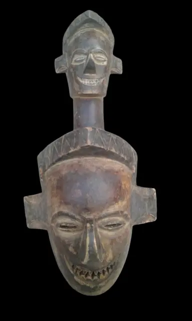 Art africain-Africa art-Tribal art: Masque-Statue Yaka de la RDC