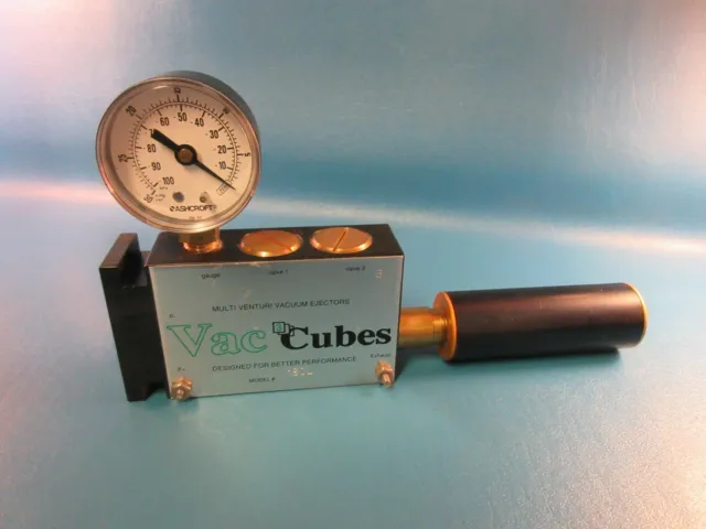 USED, VAC CUBES 180L Multi Venturi Vacuum Ejectors, Vacuum Pump