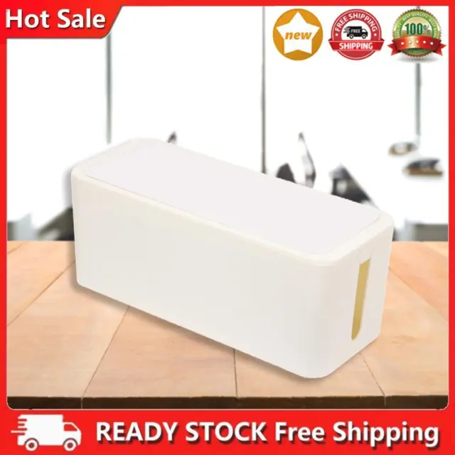 Cable Management Box Anti Dust Cord Box Plastic Waterproof for Household Bedroom