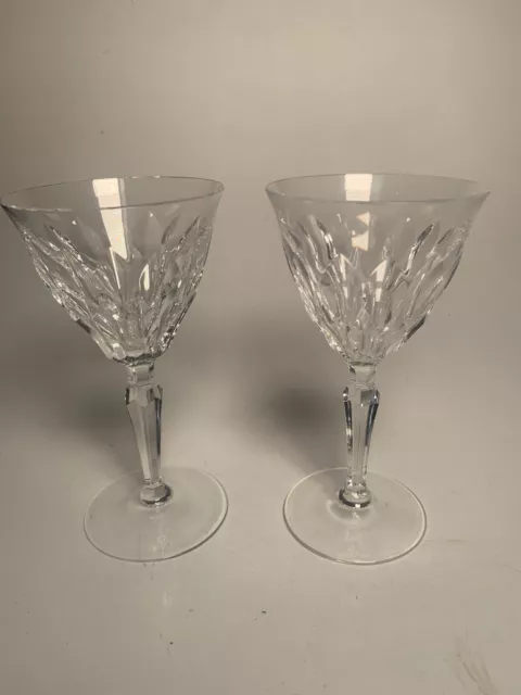 Vintage 2x Weinglas  15 cm Hutschenreuther Majesty Glas mundgeblasen 60er Jahre