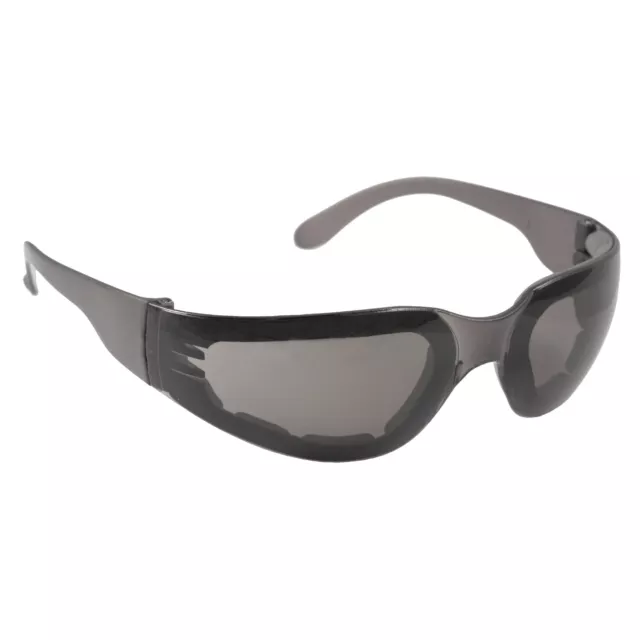 Radians Mirage Foam Padded Smoke/Gray Anti Fog Lens Safety Glasses Sun Z87+