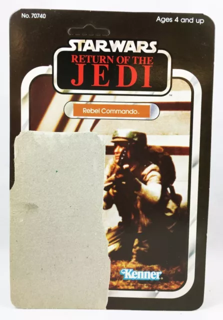 Star Wars ROTJ 1983 - Kenner 65back - Rebel Commando (Card Back)