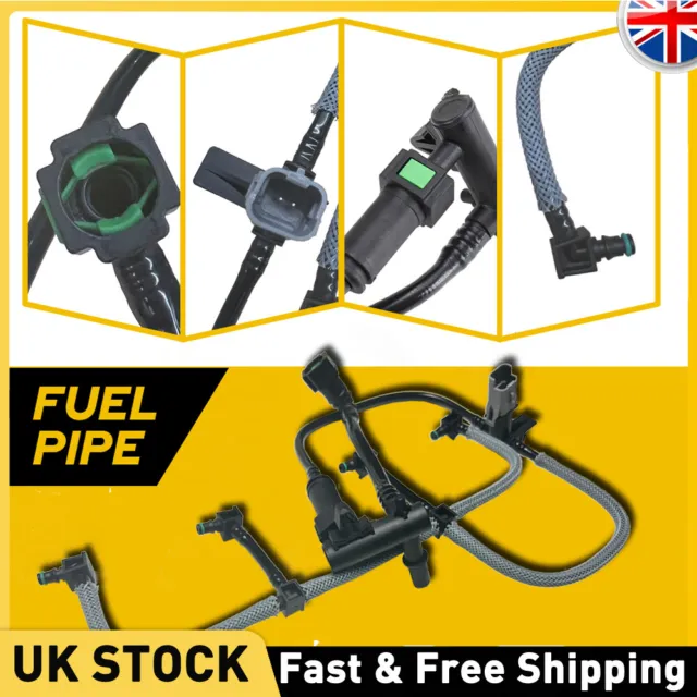 Leak Off Fuel Pipe With Sensor For Ford Transit Connect Mondeo 1.8 Tdci Diesel