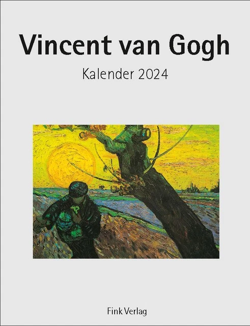 VINCENT VAN GOGH 2024 Kunst-Einsteckkalender Kalender 12 S. Deutsch 