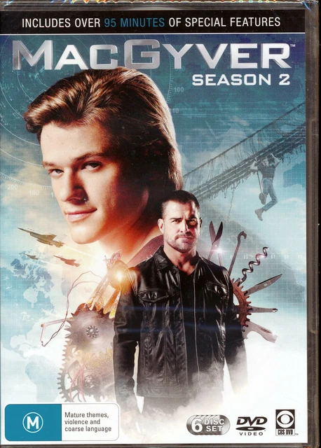 MacGyver 2018 Season 2 Two DVD NEW Region 4