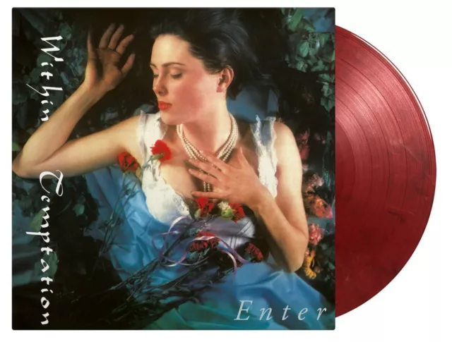 Within Temptation 'Enter' LP Vinyle marbré rouge blanc et noir 180 g - Nouveau