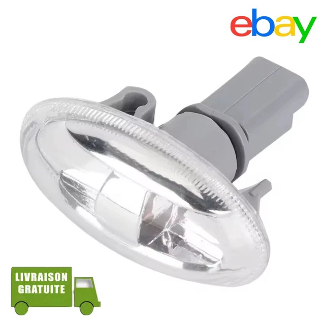 Clignotants Latéraux (répétiteurs) Pour Peugeot 107, Partner, 206, 307, 1007 - Lot De 2 Pièces - Neuf